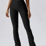 Leggings largas com nervuras