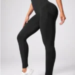 Leggings de fitness modeladoras push-up sem costuras