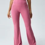 Leggings largas com cintura cruzada - evasé