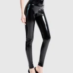 Leggings de látex brilhantes