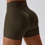 Calções curtos plissados push-up - desporto