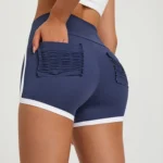 Calções de fitness com bolso desportivo
