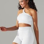 Conjunto desportivo - calções e sutiã de uma alça