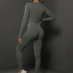 Conjunto desportivo push up, leggings e top curto - BodySculpt