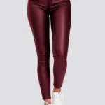 Jegging imitação de couro