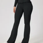 Leggings de cintura alta e corte evasê modeladoras - eva