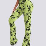 Leggings largos com estampado tie dye