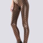 Leggings em padrão tartaruga