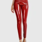 Leggings de látex brilhantes