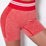 Calções desportivos sem costuras