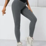 Leggings desportivas com cintura cruzada - elixy