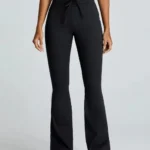 Leggings largas com cordão desportivas
