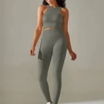 Conjunto de fitness, leggings e top