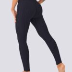 Leggings desportivas modeladoras com efeito push-up e bolsos