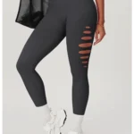 Leggings de fitness push-up premium com aberturas e sem costuras