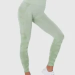 Leggings desportivas com padrão camuflado sem costuras