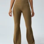 Leggings largas com cintura cruzada - evasé