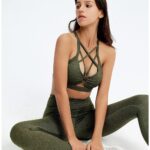 Conjunto de fitness, leggings e sutiã