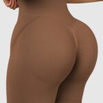 Calções desportivos modeladores com efeito push-up